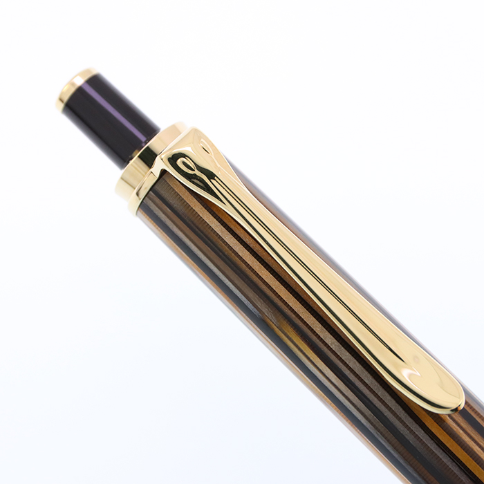 中古)Pelikan ペリカン ボールペン スーベレーン K400 茶縞（商品ID