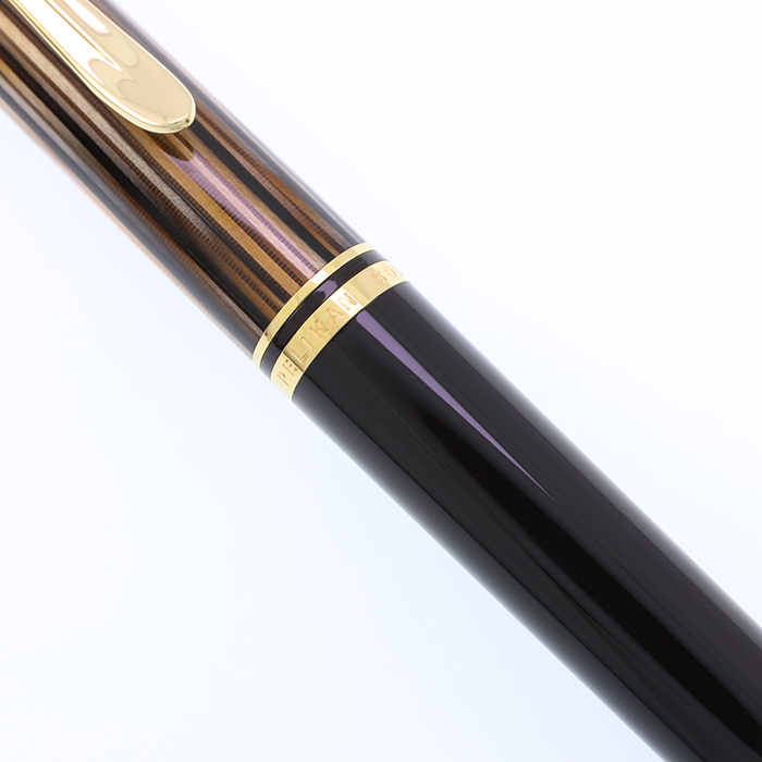 PELIKAN ボールペン K400 茶縞 中古)Pelikan ペリカン ボールペン スーベレーン K400 茶縞（商品ID