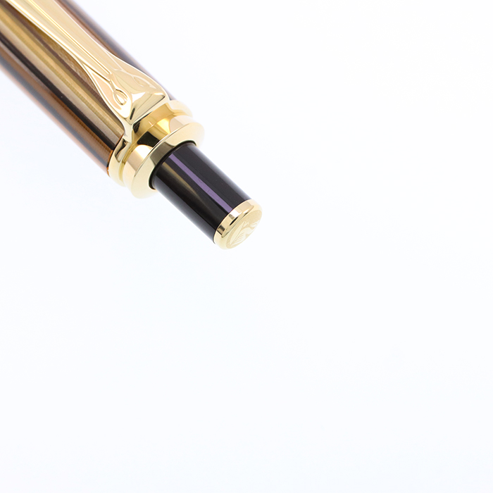 中古)Pelikan ペリカン ボールペン スーベレーン K400 茶縞（商品ID
