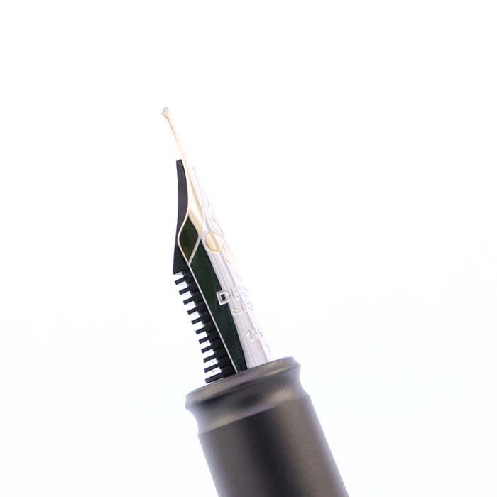 新品)DIPLOMAT ディプロマット 万年筆 エロックス グレーオレンジ