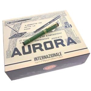 AURORA アウロラ 万年筆 リミテッドエディション セリエ･インテルナツィオナーレ ヴェルデ M メイン