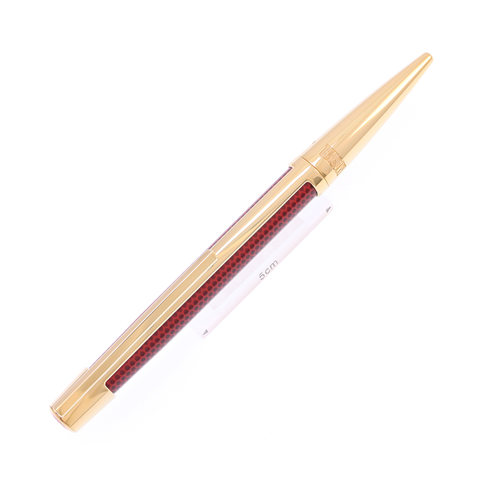 デュポン ボールペン デフィ アイアンマン レッド 中古)S.T.Dupont エス・テー・デュポン ボールペン リミテッド