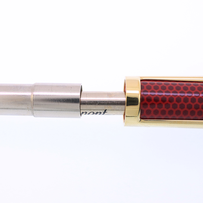 デュポン ボールペン デフィ アイアンマン レッド 中古)S.T.Dupont エス・テー・デュポン ボールペン リミテッド
