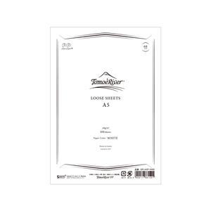 ルーズシート NewトモエリバーFP A5 68g ホワイト [SR-A5P-W68]