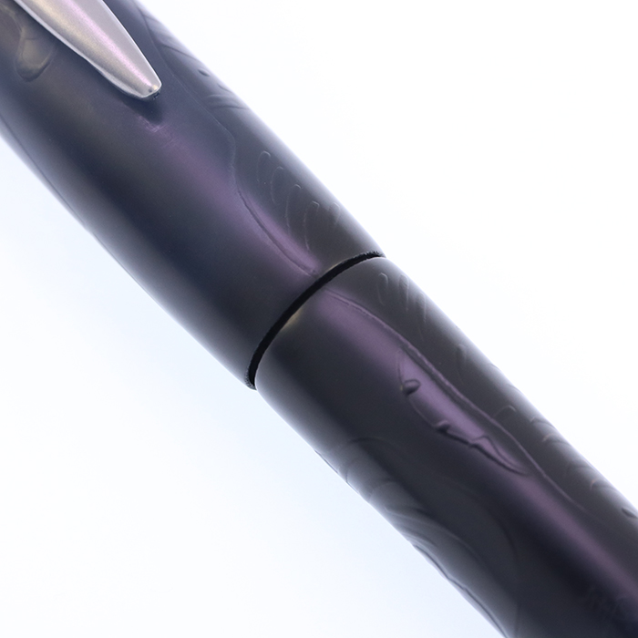 中古)PLATINUM プラチナ 万年筆 出雲 漆黒 竹林群虎図 太字（商品ID