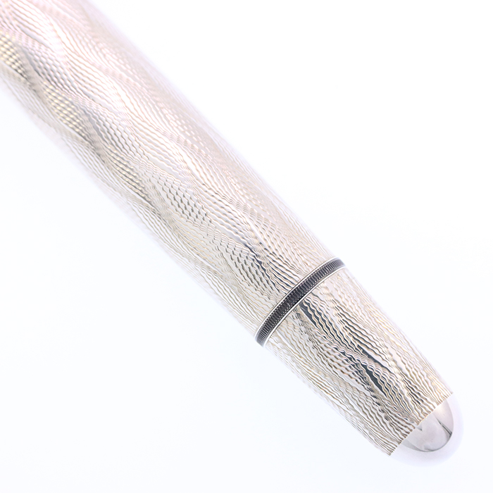 中古)AURORA アウロラ 万年筆 80周年記念 シルバー M（商品ID