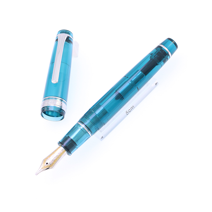 中古)SAILOR セーラー 万年筆 海外限定 プロフェッショナルギア 銀