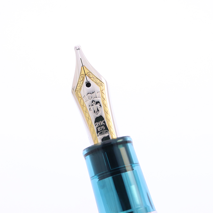 中古)SAILOR セーラー 万年筆 海外限定 プロフェッショナルギア 銀