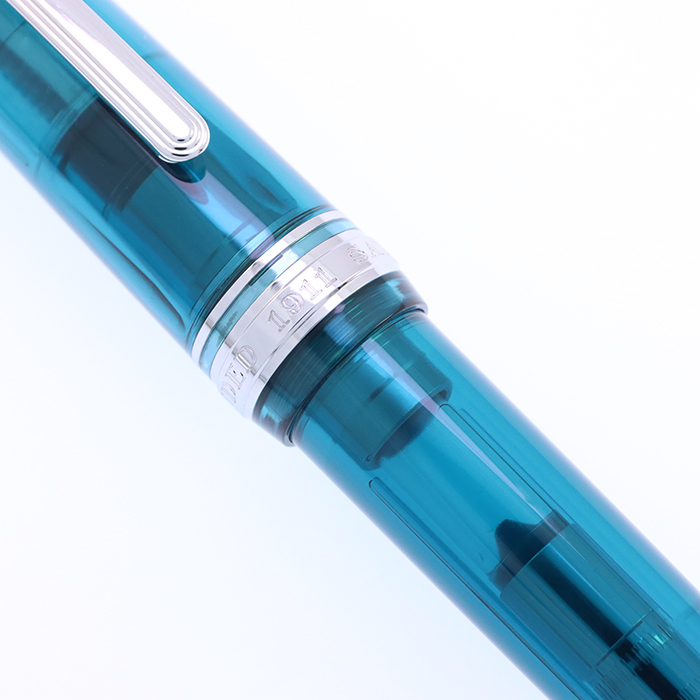中古)SAILOR セーラー 万年筆 海外限定 プロフェッショナルギア 銀