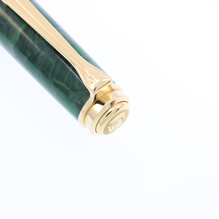 中古)Pelikan ペリカン 万年筆 スーベレーン M600 グリーン・オ