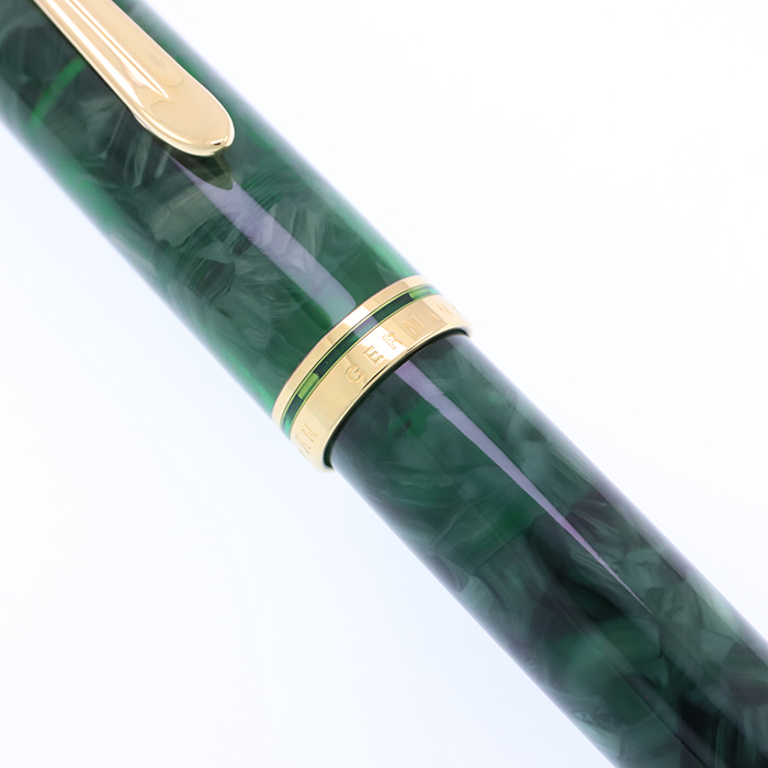 中古)Pelikan ペリカン 万年筆 スーベレーン M600 グリーン・オ