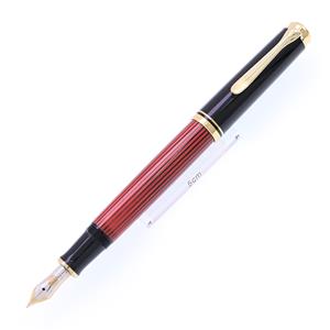 Pelikan ペリカン 万年筆 スーベレーン M400 レッドストライプ F メイン