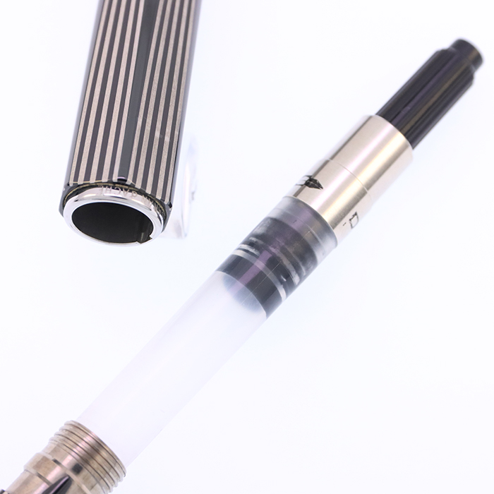 中古)CARAN d'ACHE カランダッシュ 万年筆 RNX.316 PVDブラック M