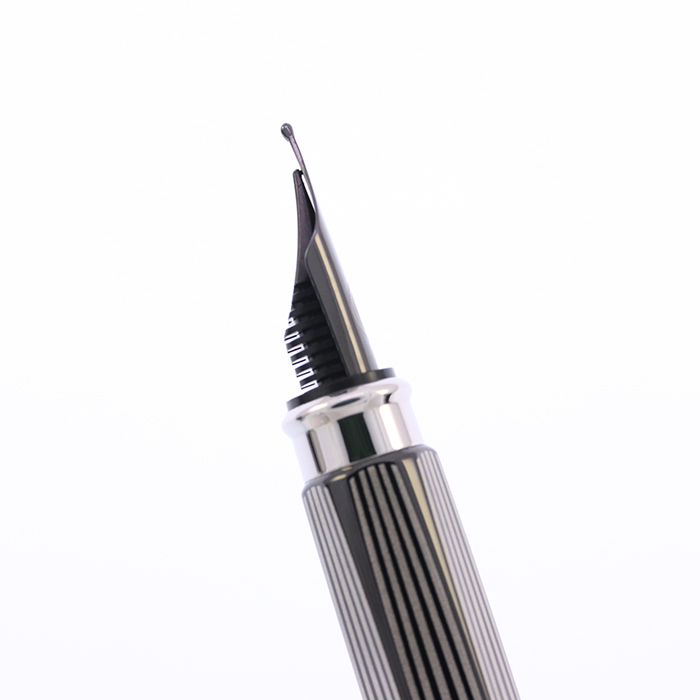 中古)CARAN d'ACHE カランダッシュ 万年筆 RNX.316 PVDブラック M