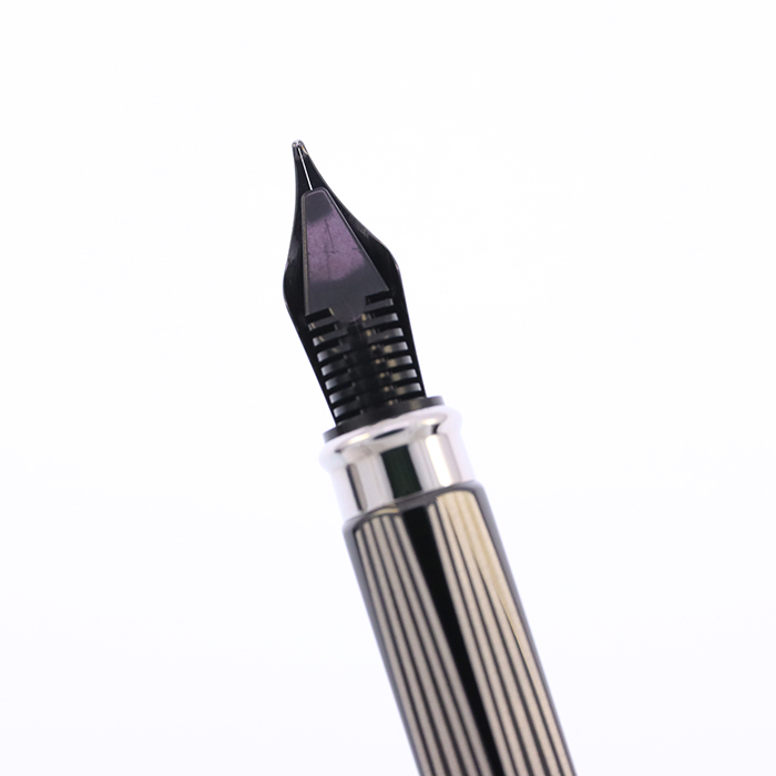 中古)CARAN d'ACHE カランダッシュ 万年筆 RNX.316 PVDブラック M