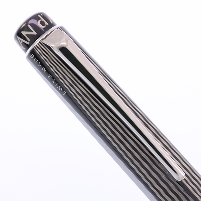 CARAN　D'ACHE(カランダッシュ)RNX.316　PVDブラック　万年筆 中古)CARAN d'ACHE カランダッシュ 万年筆 RNX.316 PVDブラック M