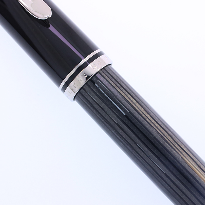 中古)Pelikan ペリカン 万年筆 スーベレーン M405 ブラックストライプ
