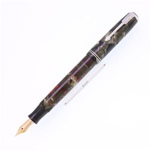万年筆 バキュマチック ジュニア マーブルグレーパール M