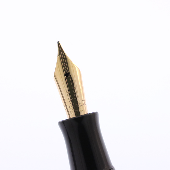 中古)PARKER パーカー 万年筆 バキュマチック ジュニア マーブルグレー