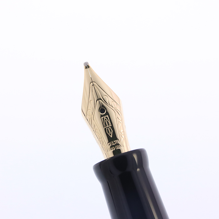 箱等完備】美品 デルタ ドルチェビータ スリム 万年筆14K B字