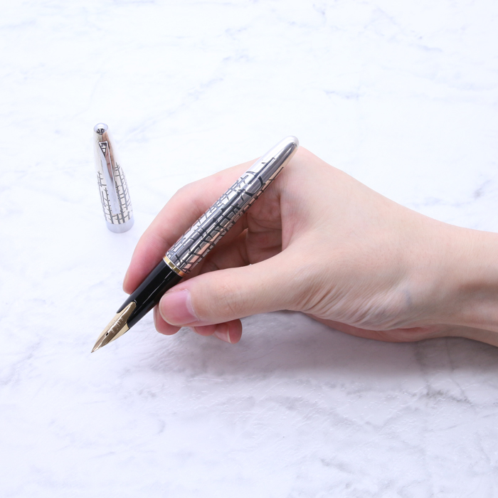 PILOT   万年筆 シルバーン 冬木立  ケース付き 詳細ページ | 万年筆 ボールペンなど高級筆記具の販売・買取