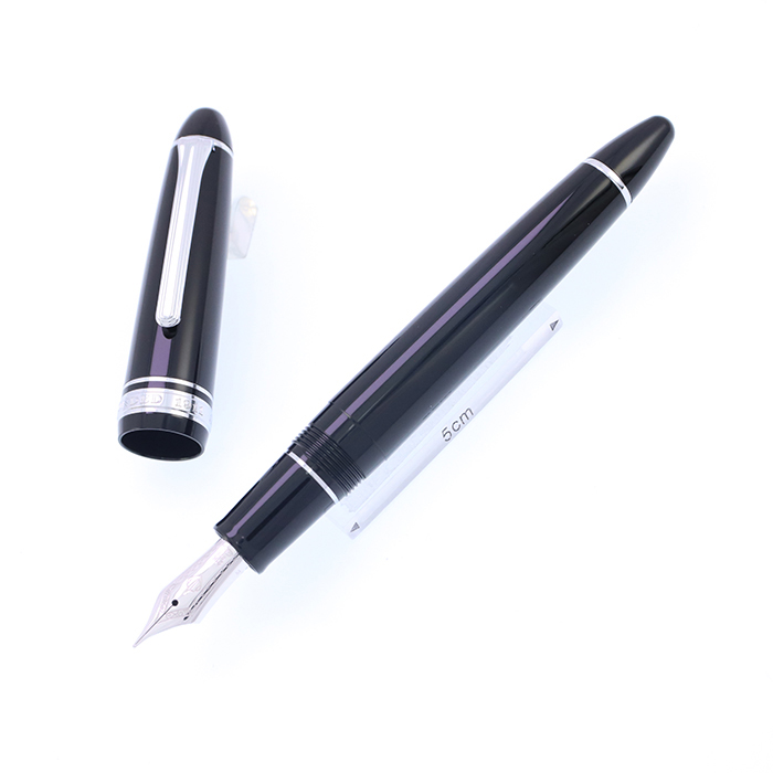 中古)SAILOR セーラー 万年筆 プロフィット21 銀 ブラック 中字（商品 