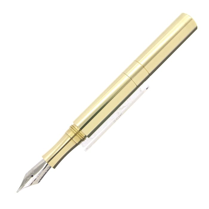 新品)SCHONDSGN ショーンデザイン 万年筆 ポケットシックス ブラス