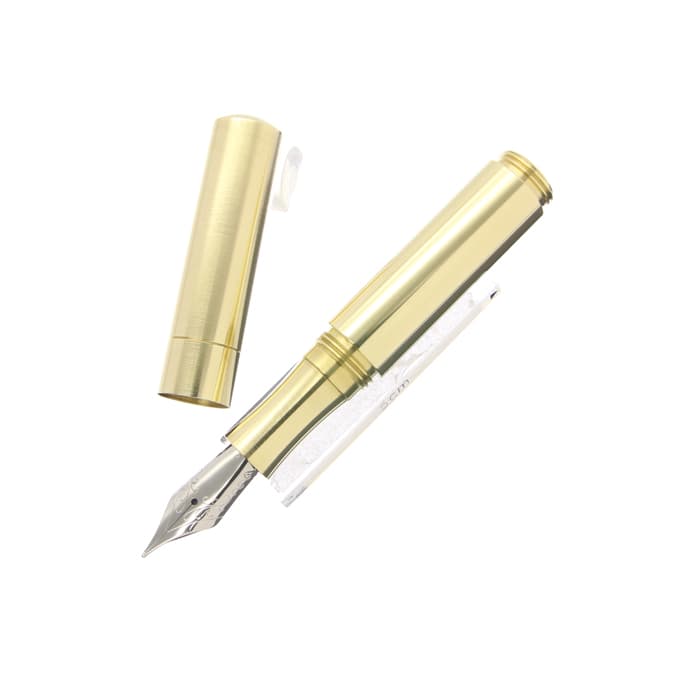 新品)SCHONDSGN ショーンデザイン 万年筆 ポケットシックス ブラス