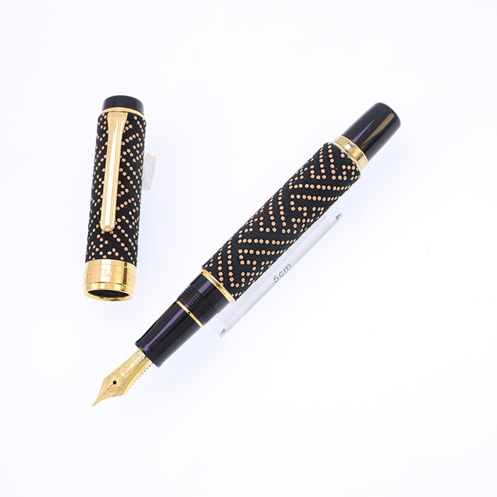 中古)SAILOR セーラー 万年筆 甲州印傳 鞘型 中細字（商品ID