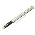 SHEAFFER シェーファー 万年筆 タルガ 1001xg ブラッシュトステンレスGP 14K/
