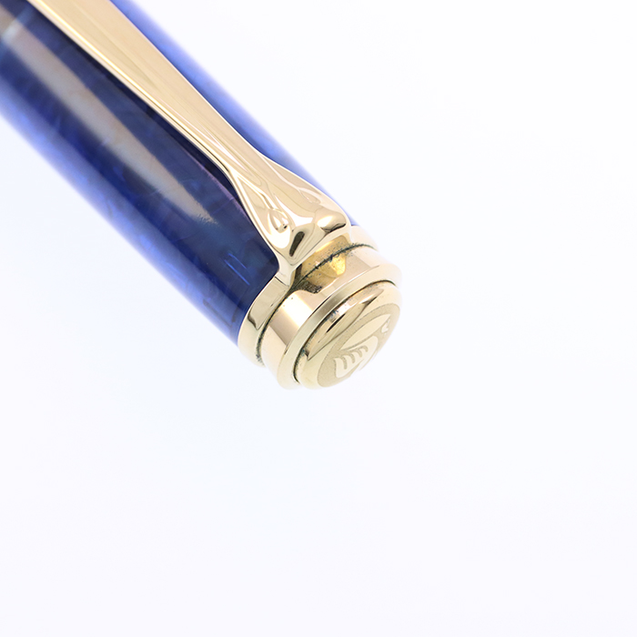 中古)Pelikan ペリカン 万年筆 スーベレーン M800 ブルー・オ・ブルー