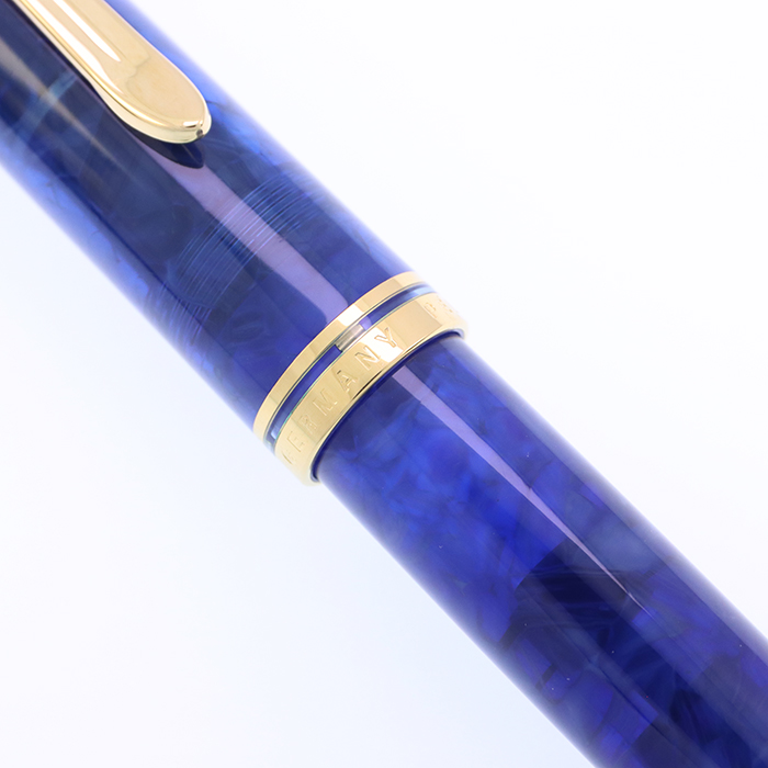 中古)Pelikan ペリカン 万年筆 スーベレーン M800 ブルー・オ・ブルー
