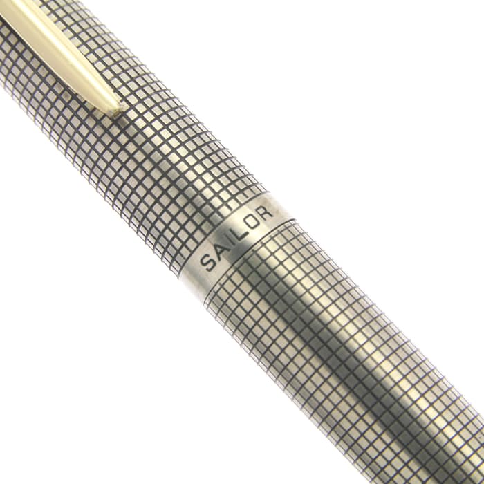 【未使用】セーラー 万年筆 SILVER 格子柄 18K-WG 細字 詳細ページ | 万年筆 ボールペンなど高級筆記具の販売・買取