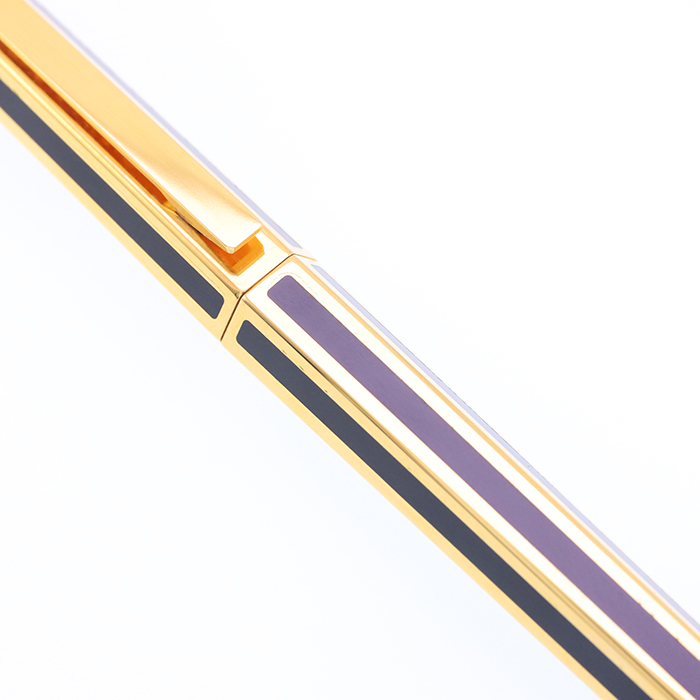 中古)CARAN d'ACHE カランダッシュ 万年筆 ヘクサゴナルコレクション