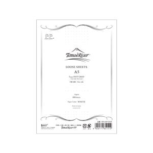 ルーズシート NewトモエリバーFP A5 52g 5mmドット[SRA5PD5W]