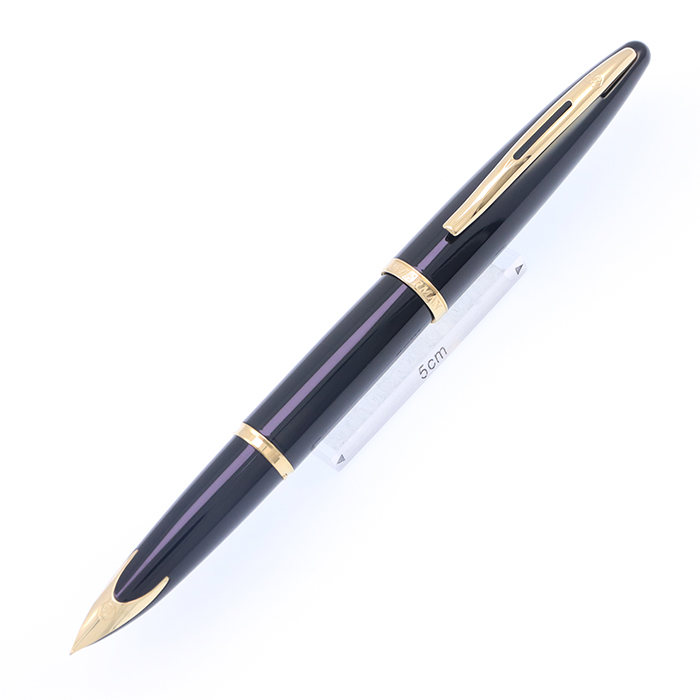 中古)WATERMAN ウォーターマン 万年筆 カレン ブラック・シーGT F（商品ID：3717020200521）詳細ページ | 万年筆  ボールペンなど高級筆記具の販売・買取｜キングダムノート