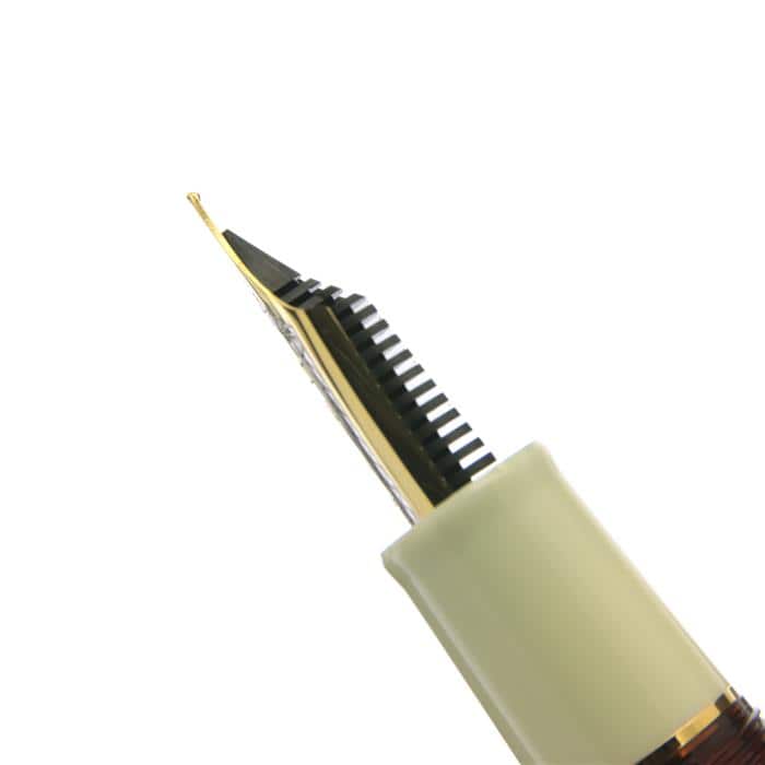 ペンライフ限定　２１金万年筆　カプチーノブラウン ペンライフ限定21金万年筆カプチーノブラウン