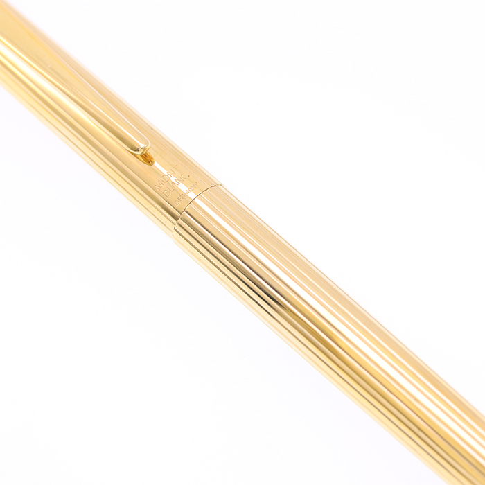 中古)MONTBLANC モンブラン 万年筆 ノブレス ゴールド 20金張 EF（商品
