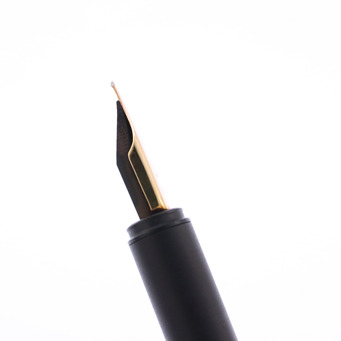 中古)A.DUNHILL ダンヒル 万年筆 ライン ゴールドプレート EF（商品ID