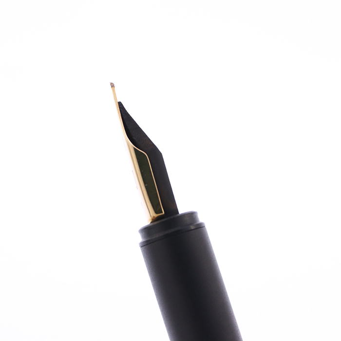 中古)A.DUNHILL ダンヒル 万年筆 ライン ゴールドプレート EF（商品ID