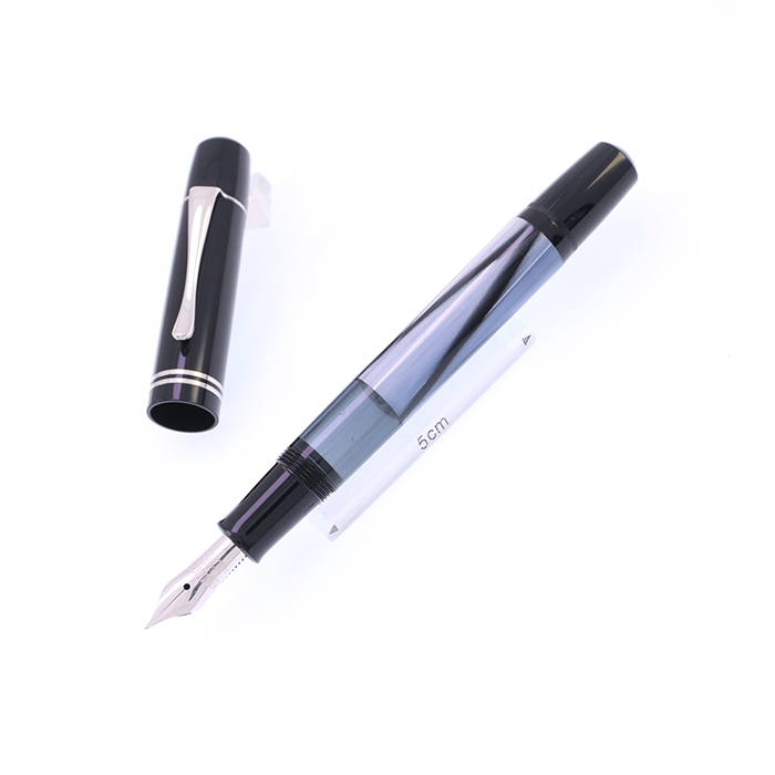 中古)Pelikan ペリカン 万年筆 M101N グレー/ブルー F（商品ID