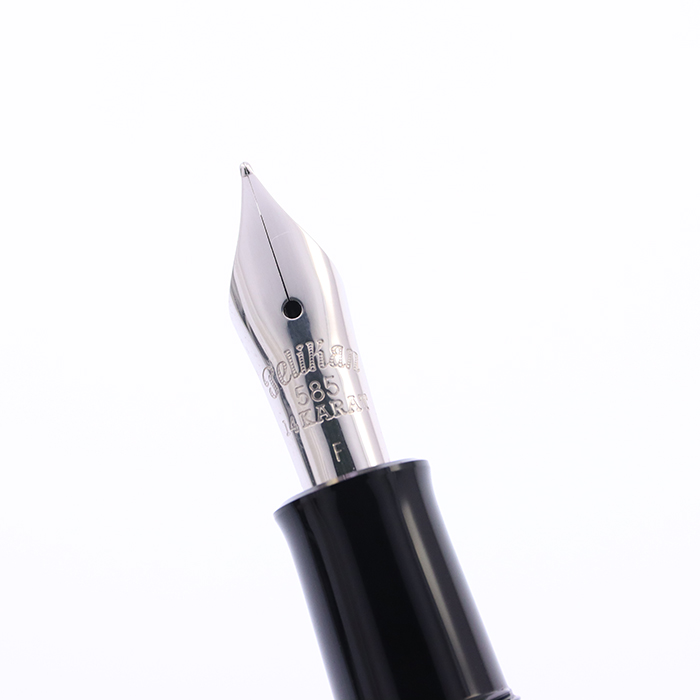 中古)Pelikan ペリカン 万年筆 M101N グレー/ブルー F（商品ID