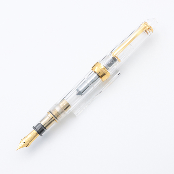 中古)SAILOR セーラー 万年筆 透明プロフィット21 金 極細字（商品ID