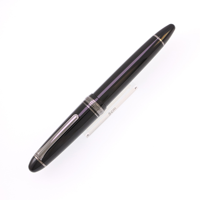 中古)SAILOR セーラー 万年筆 プロフィット ブラックラスター 極細字