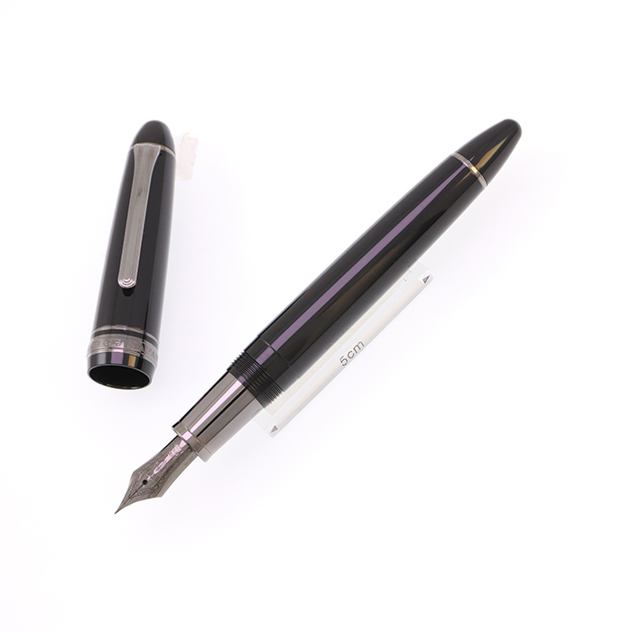 中古)SAILOR セーラー 万年筆 プロフィット ブラックラスター 極細字