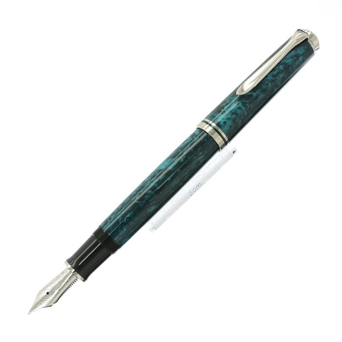 中古)Pelikan ペリカン 万年筆 スーベレーン M805 オーシャンスワール ...