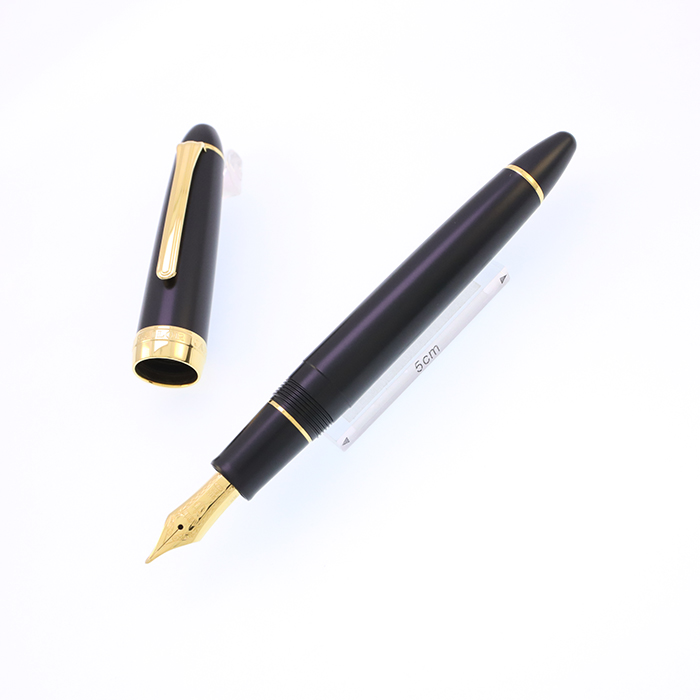 中古)SAILOR セーラー 万年筆 プロフィット21 金 マットブラック 長刀
