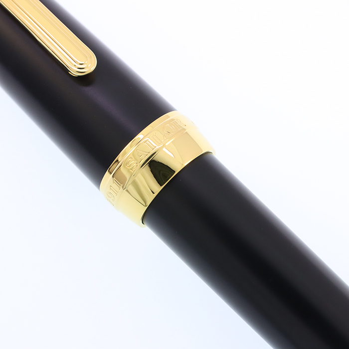 じょにぃ　セーラー万年筆　プロフィット21 マットブラック　長刀研ぎ 中古)SAILOR セーラー 万年筆 プロフィット21 金 マットブラック 長刀