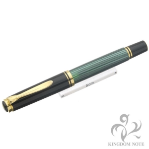 Pelikan ペリカン 万年筆 スーベレーン M400 緑縞 B (ペン先#500) メイン