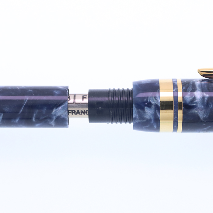 中古)PARKER パーカー ボールペン デュオフォールド マーブルブルー